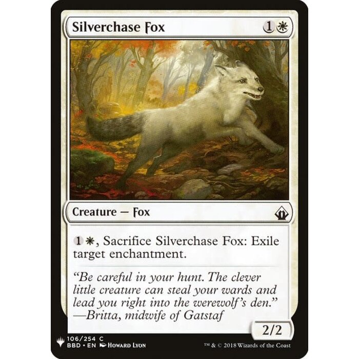 Magic: The Gathering Silverchase Fox (231) Near Mint