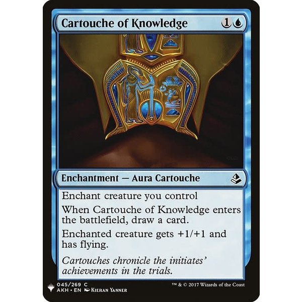 Magic: The Gathering Cartouche of Knowledge (309) Near Mint
