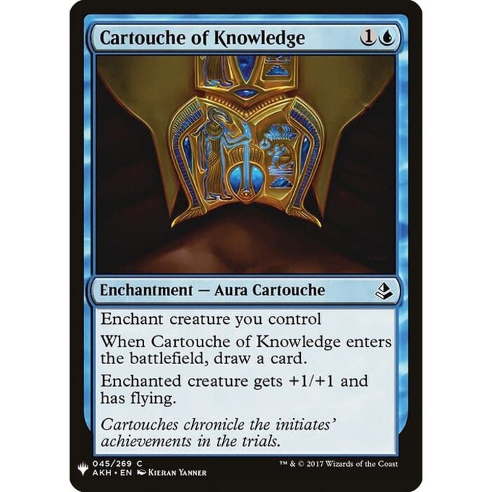 Magic: The Gathering Cartouche of Knowledge (309) Near Mint