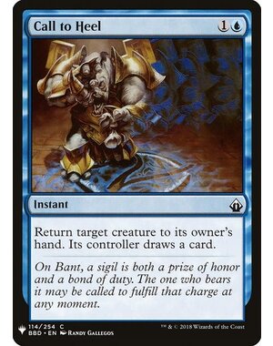 Magic: The Gathering Call to Heel (306) Near Mint