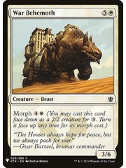 Magic: The Gathering War Behemoth (273) Near Mint