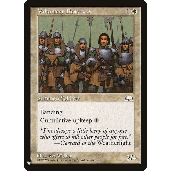 Magic: The Gathering Volunteer Reserves (268) Near Mint