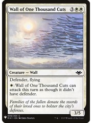 Magic: The Gathering Wall of One Thousand Cuts (271) Near Mint