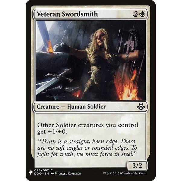 Magic: The Gathering Veteran Swordsmith (265) Near Mint