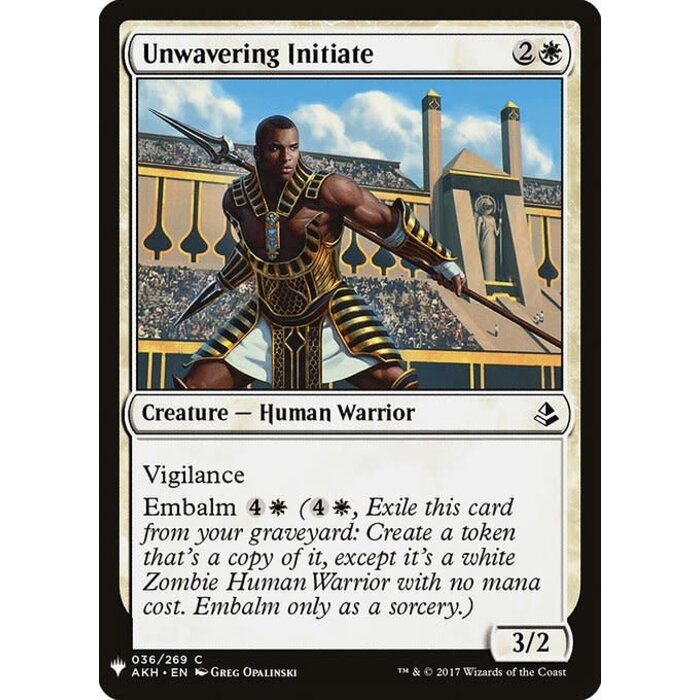 Magic: The Gathering Unwavering Initiate (264) Near Mint