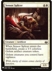 Magic: The Gathering Sensor Splicer (222) Near Mint