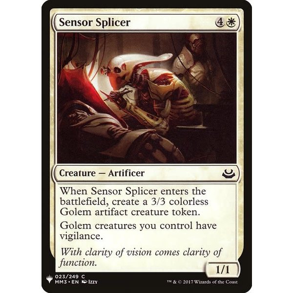 Magic: The Gathering Sensor Splicer (222) Near Mint