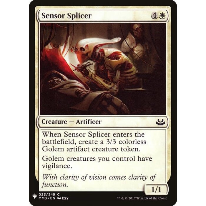 Magic: The Gathering Sensor Splicer (222) Near Mint
