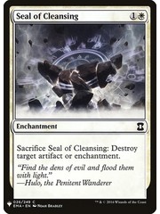 Magic: The Gathering Seal of Cleansing (219) Near Mint