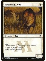 Magic: The Gathering Savannah Lions (218) Near Mint