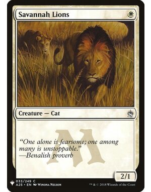 Magic: The Gathering Savannah Lions (218) Near Mint