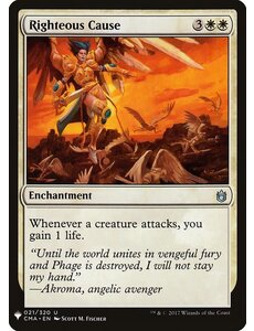 Magic: The Gathering Righteous Cause (213) Near Mint