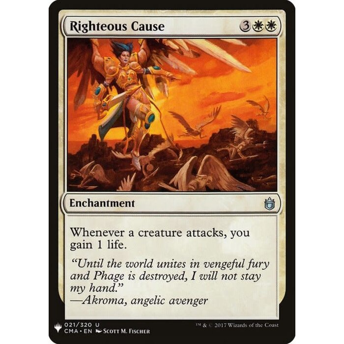 Magic: The Gathering Righteous Cause (213) Near Mint