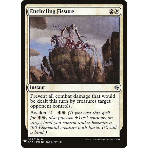 Magic: The Gathering Encircling Fissure (092) Near Mint