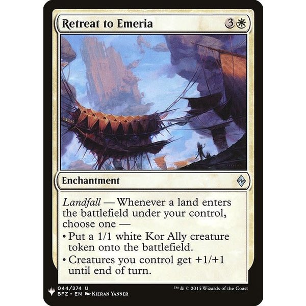 Magic: The Gathering Retreat to Emeria (210) Near Mint
