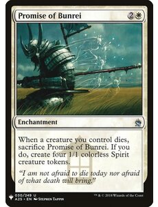 Magic: The Gathering Promise of Bunrei (202) Near Mint