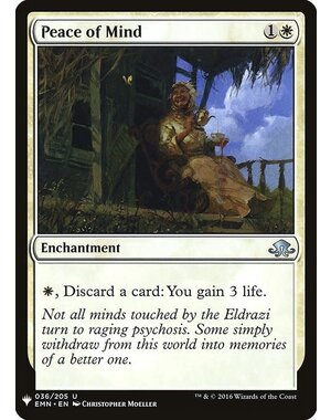 Magic: The Gathering Peace of Mind (197) Near Mint