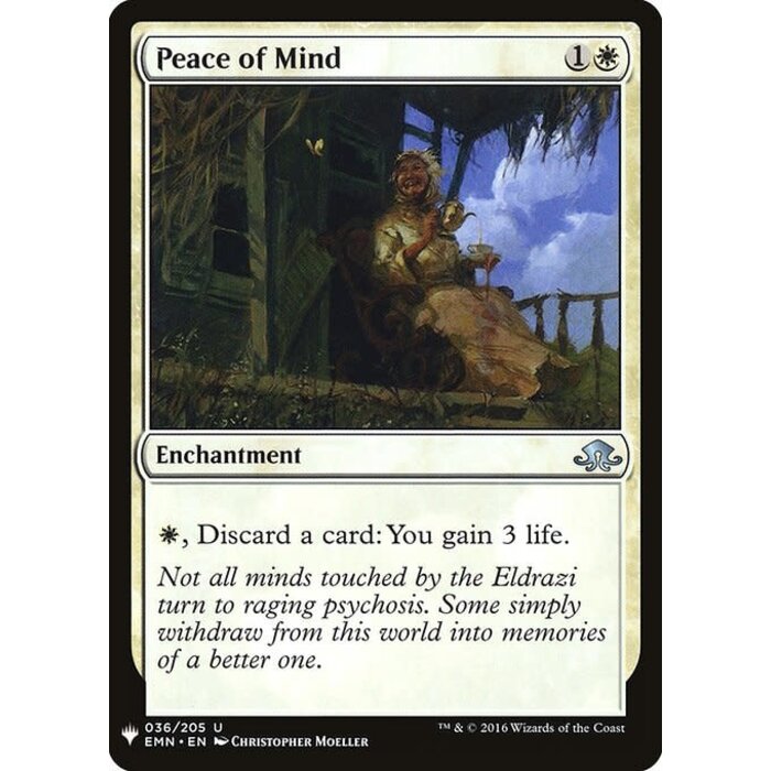 Magic: The Gathering Peace of Mind (197) Near Mint