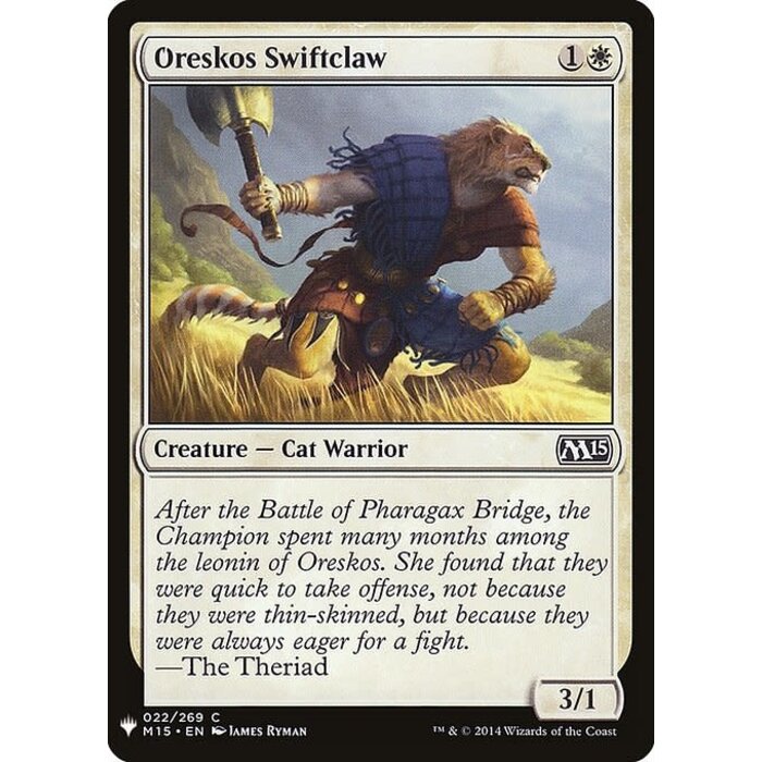 Magic: The Gathering Oreskos Swiftclaw (189) Near Mint