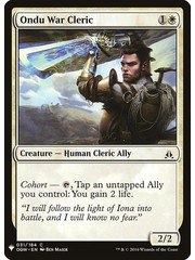 Magic: The Gathering Ondu War Cleric (188) Near Mint
