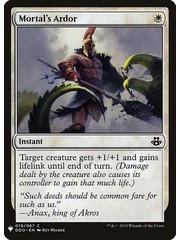 Magic: The Gathering Mortal's Ardor (182) Near Mint