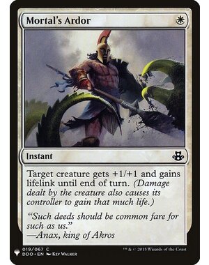 Magic: The Gathering Mortal's Ardor (182) Near Mint