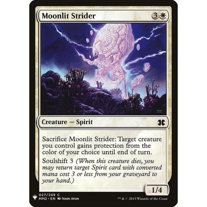 Magic: The Gathering Moonlit Strider (181) Near Mint