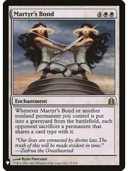 Magic: The Gathering Martyr's Bond (174) Near Mint