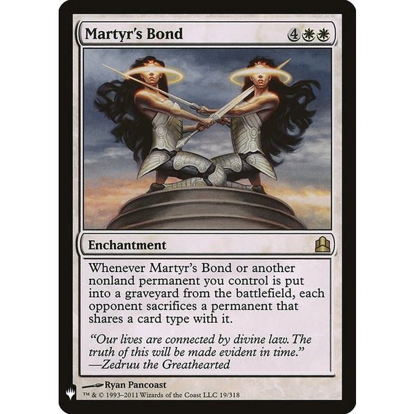 Magic: The Gathering Martyr's Bond (174) Near Mint