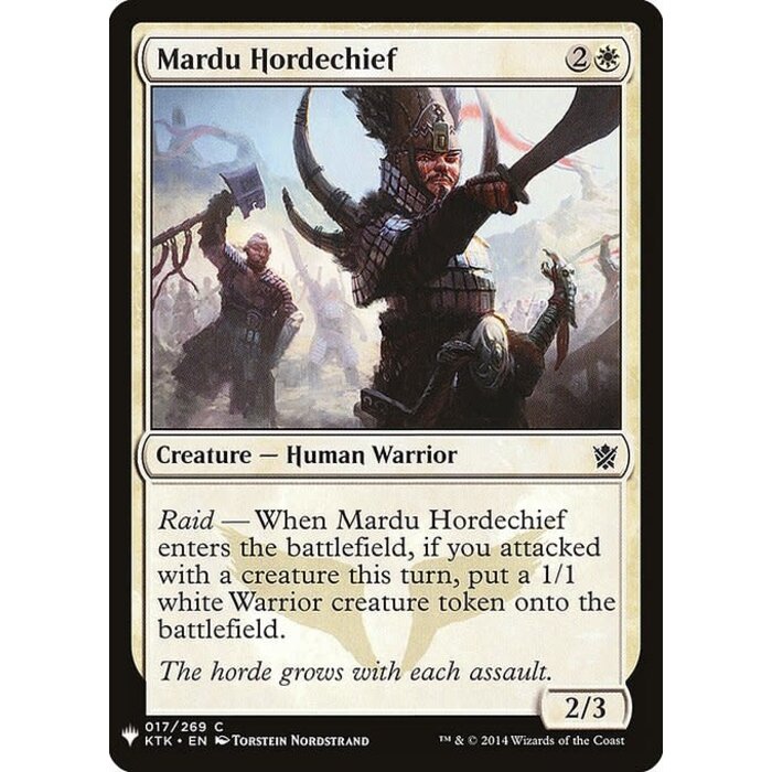 Magic: The Gathering Mardu Hordechief (172) Near Mint