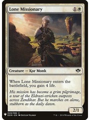 Magic: The Gathering Lone Missionary (163) Near Mint
