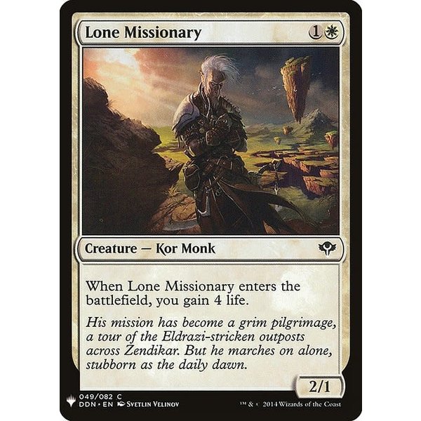 Magic: The Gathering Lone Missionary (163) Near Mint