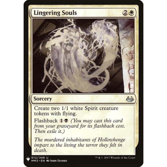 Magic: The Gathering Lingering Souls (162) Near Mint