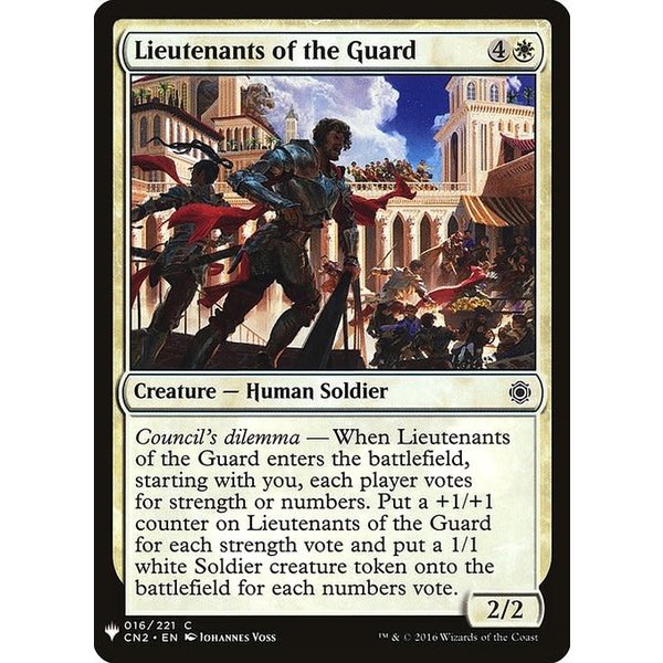 Magic: The Gathering Lieutenants of the Guard (159) Near Mint