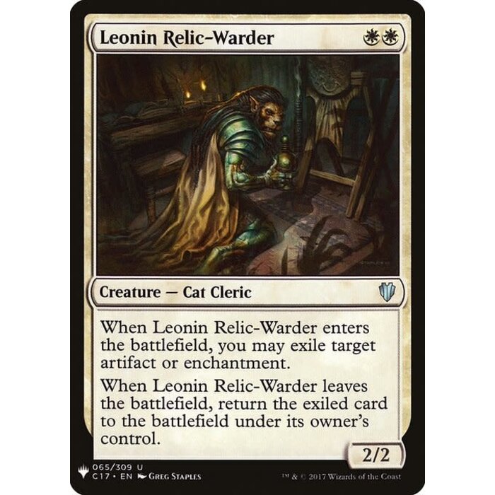 Magic: The Gathering Leonin Relic-Warder (158) Near Mint