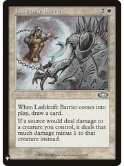 Magic: The Gathering Lashknife Barrier (157) Near Mint
