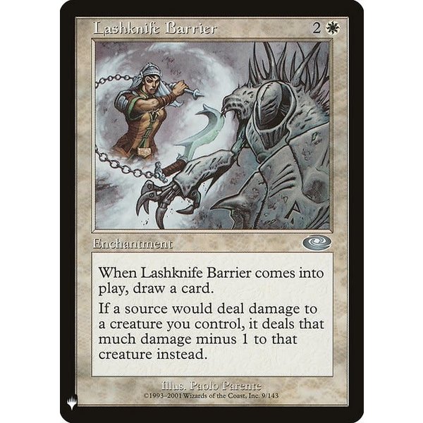 Magic: The Gathering Lashknife Barrier (157) Near Mint