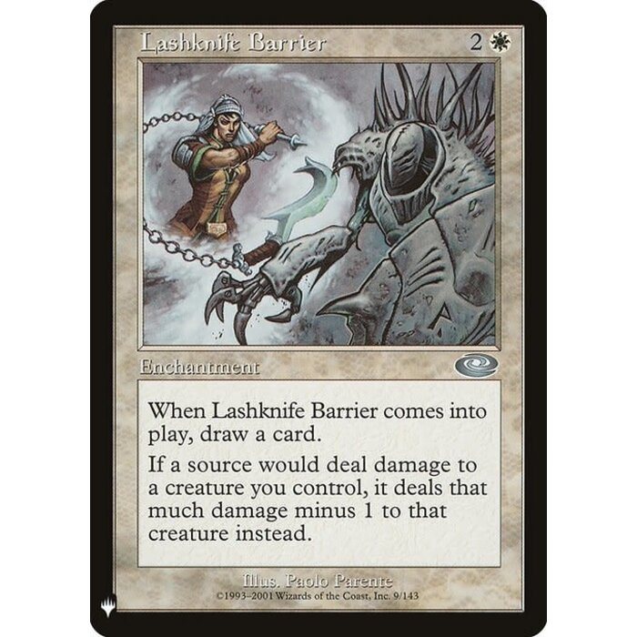 Magic: The Gathering Lashknife Barrier (157) Near Mint