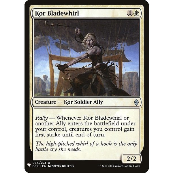 Magic: The Gathering Kor Bladewhirl (151) Near Mint
