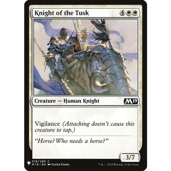 Magic: The Gathering Knight of the Tusk (150) Near Mint