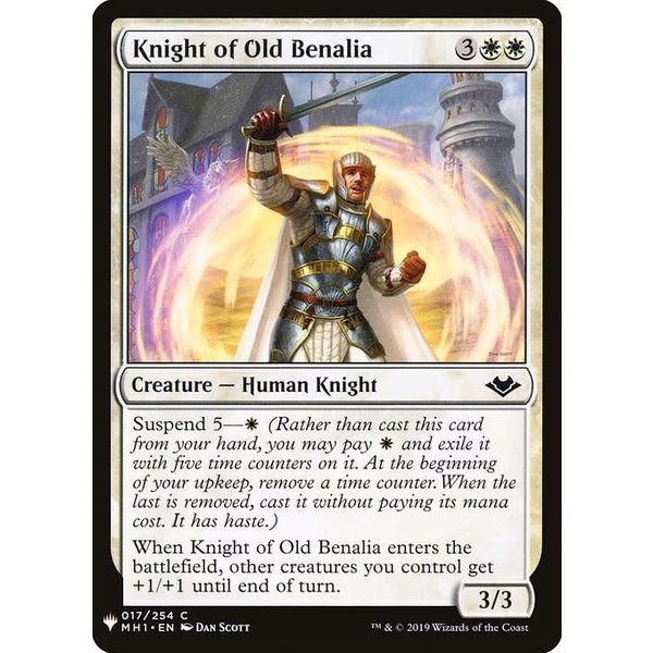 Magic: The Gathering Knight of Old Benalia (147) Near Mint