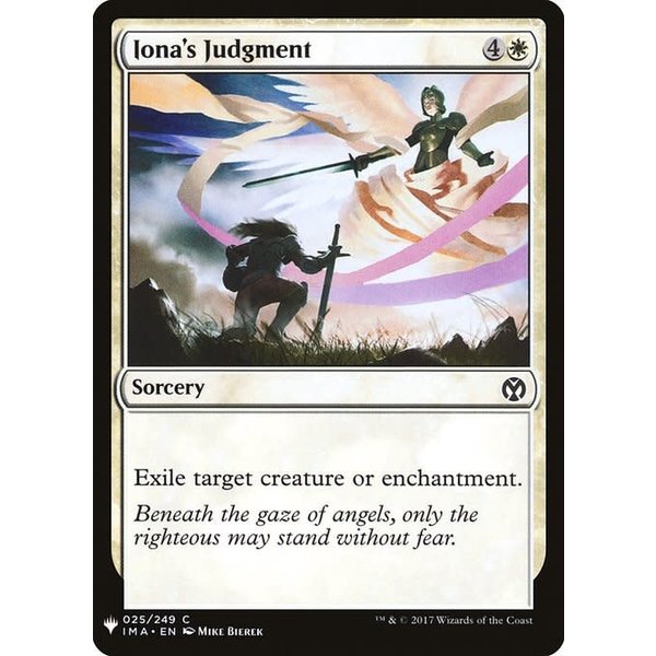 Magic: The Gathering Iona's Judgment (142) Near Mint