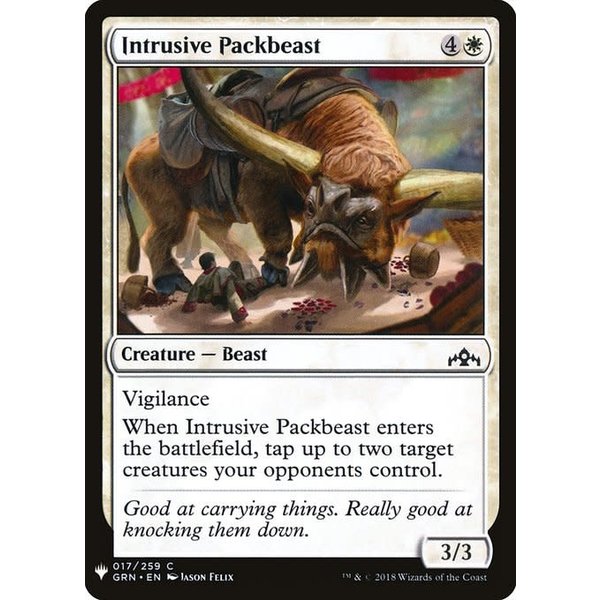 Magic: The Gathering Intrusive Packbeast (141) Near Mint