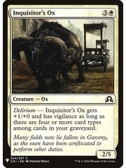 Magic: The Gathering Inquisitor's Ox (139) Near Mint