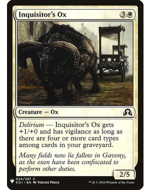 Magic: The Gathering Inquisitor's Ox (139) Near Mint