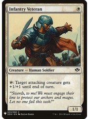 Magic: The Gathering Infantry Veteran (138) Near Mint