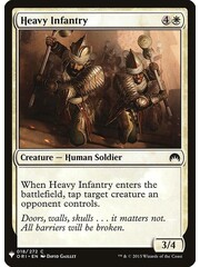 Magic: The Gathering Heavy Infantry (135) Near Mint