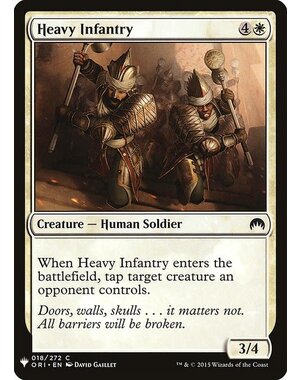 Magic: The Gathering Heavy Infantry (135) Near Mint