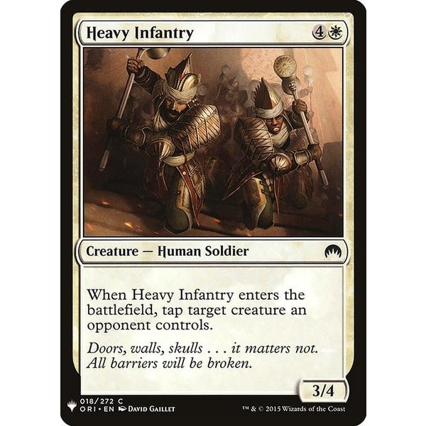 Magic: The Gathering Heavy Infantry (135) Near Mint