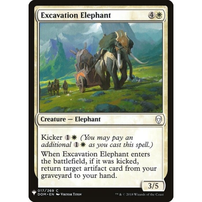 Magic: The Gathering Excavation Elephant (098) Near Mint